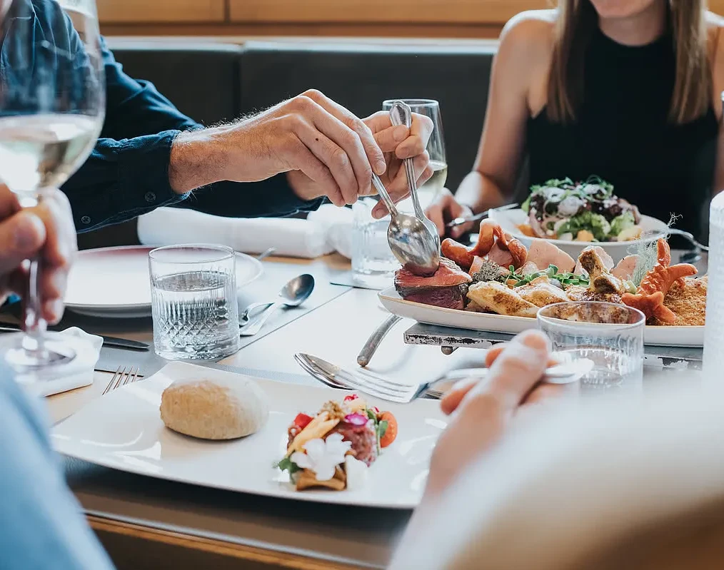 gemütliches Essen