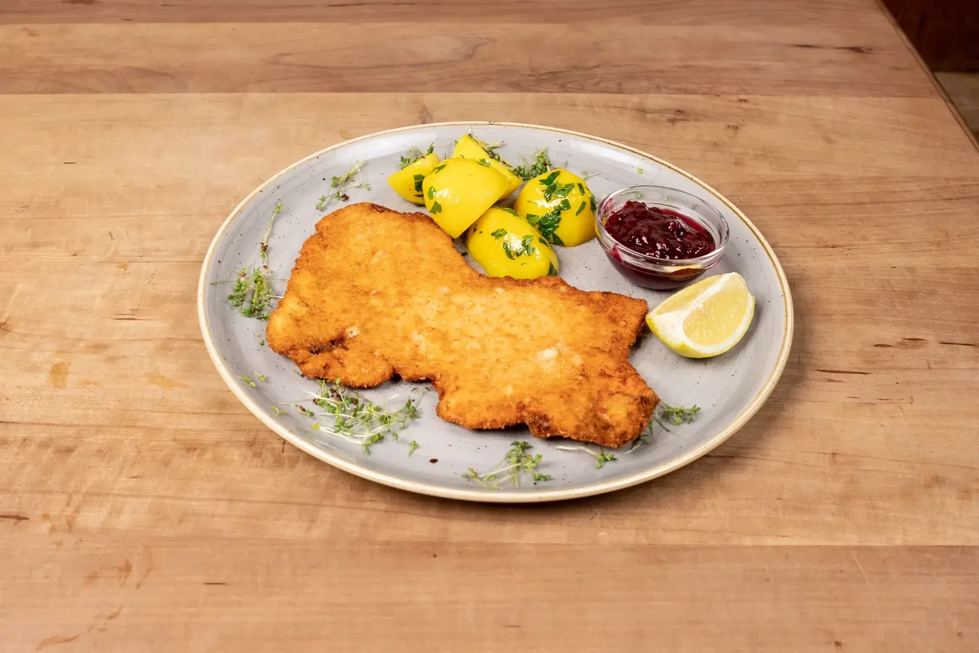 Braugasthof Obertrum Schnitzel