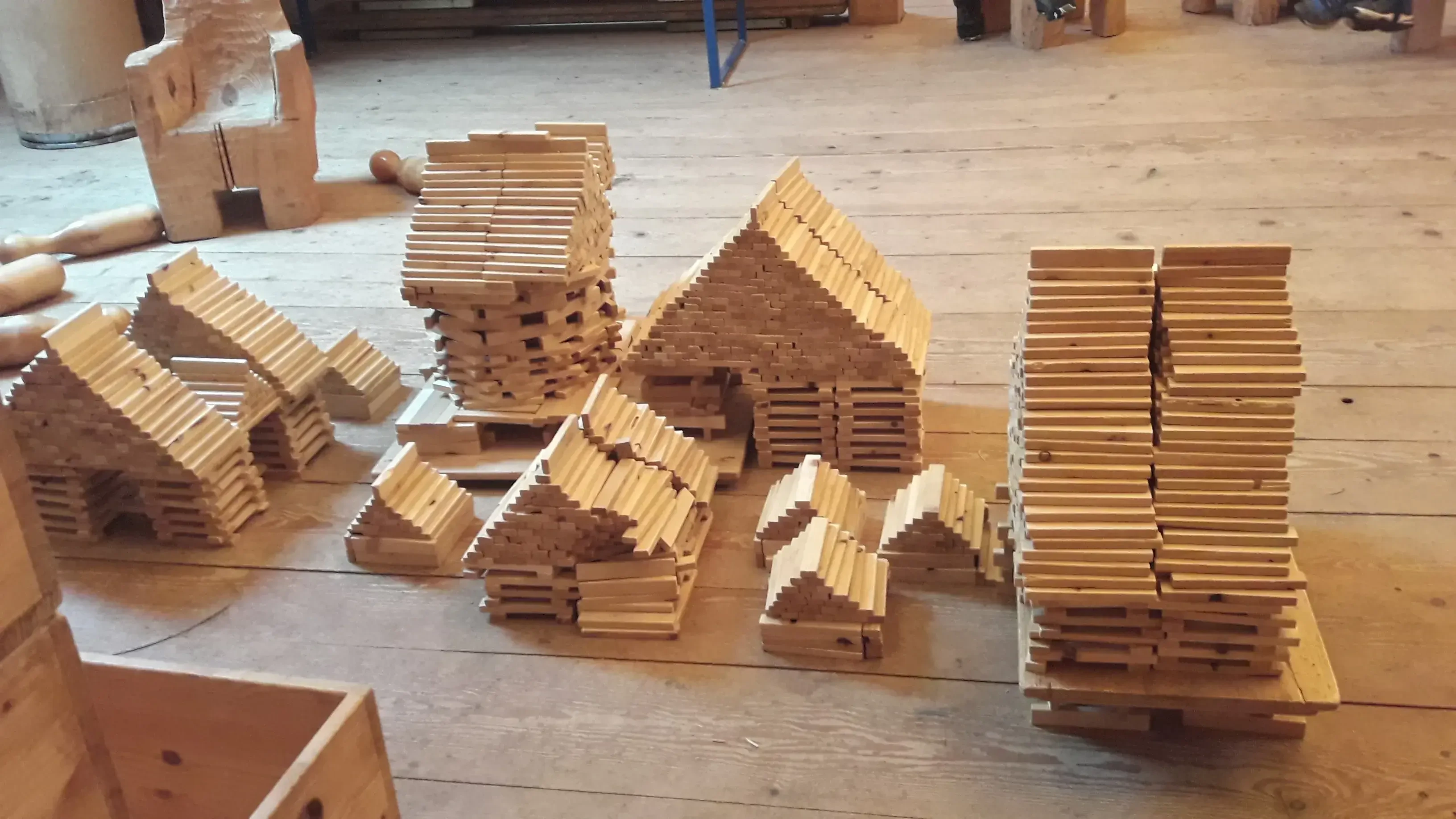 Holzstückerl Bau