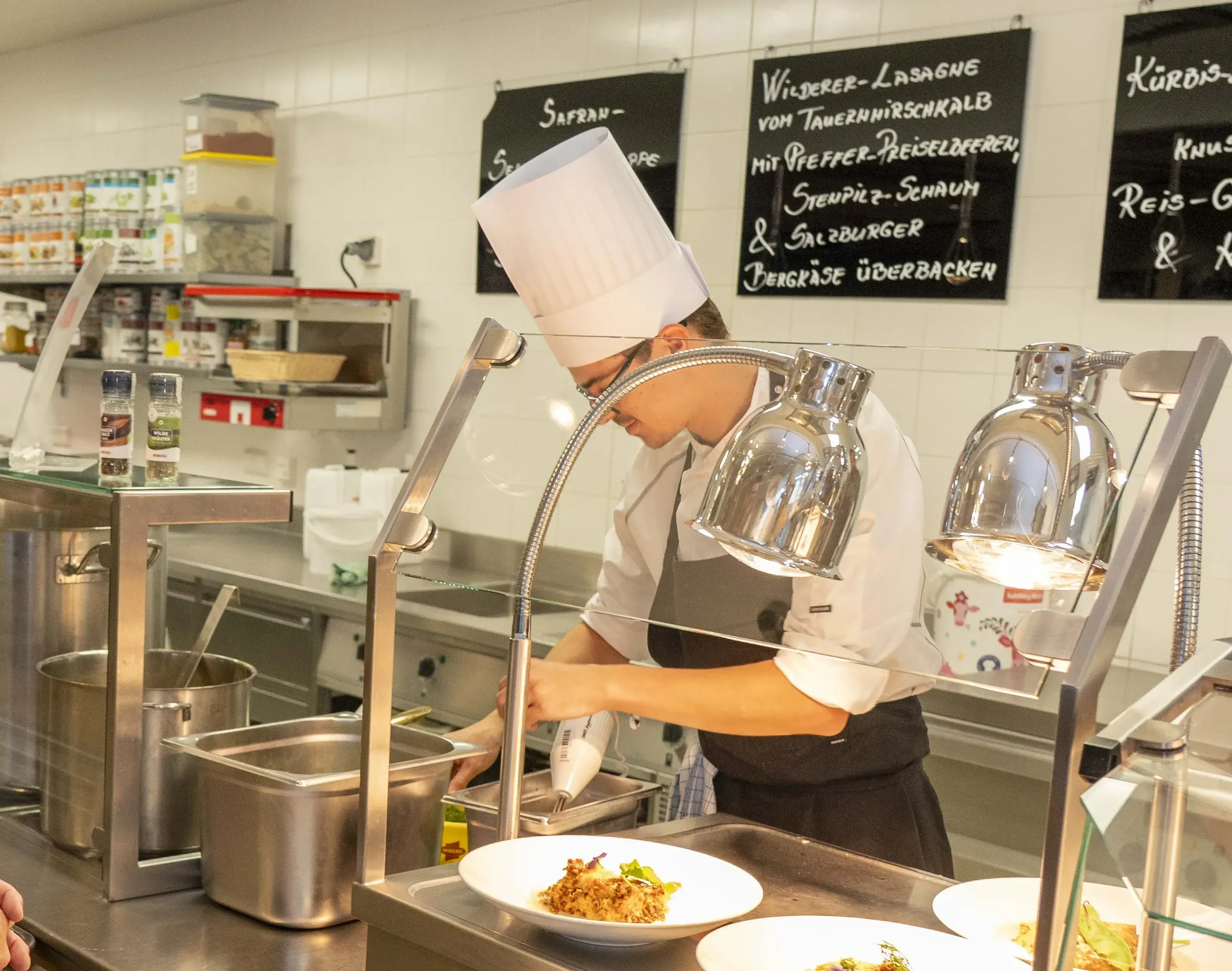 Kochen für die Mitarbeiter WIBERG Salzburg