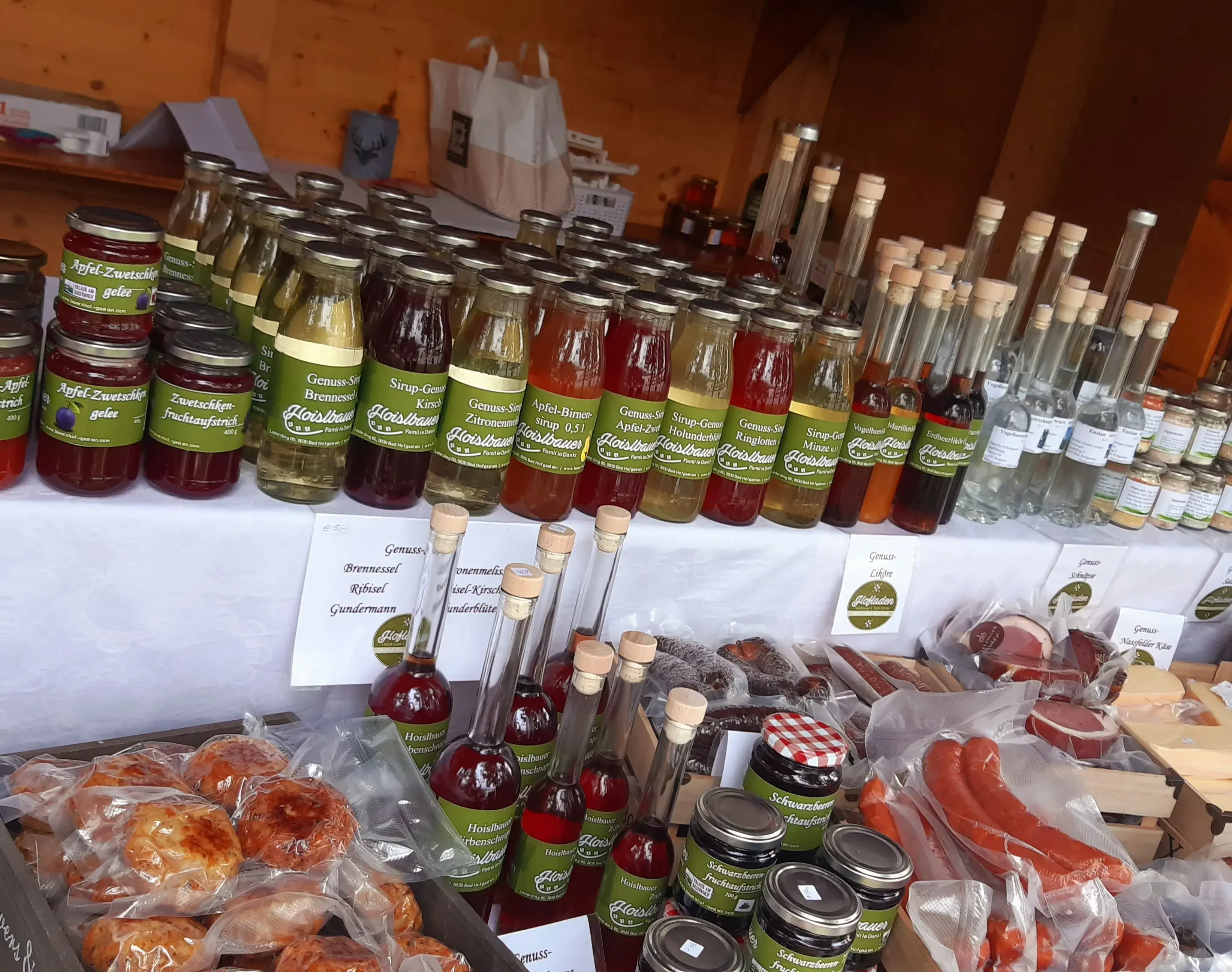 Hoislbauer Produkte regional aus Gastein