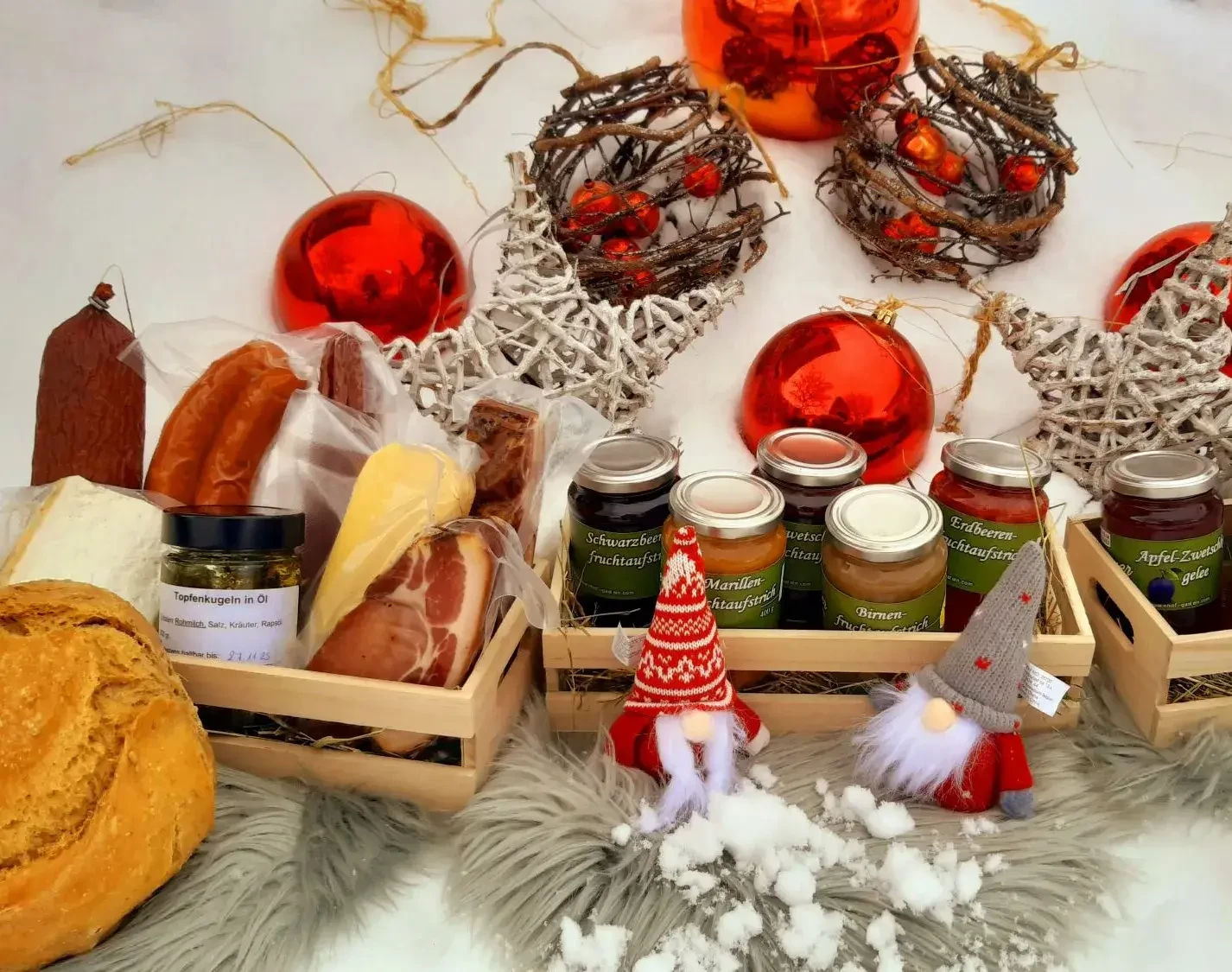 Adventangebot Hoisbauer aus Gastein Brot Speck