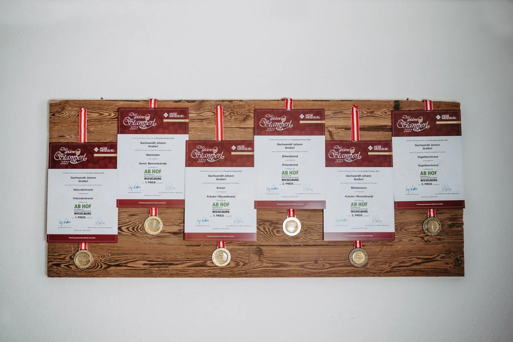 Auszeichnungen Urkunden Medaillen Maurachhof