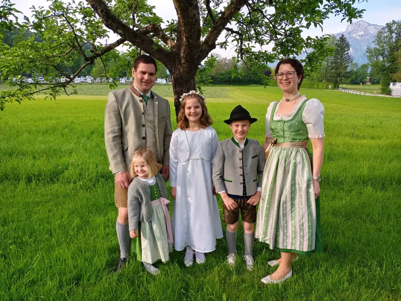 Familie Schroffner vom Glaserbauer in Salzburg Aigen.