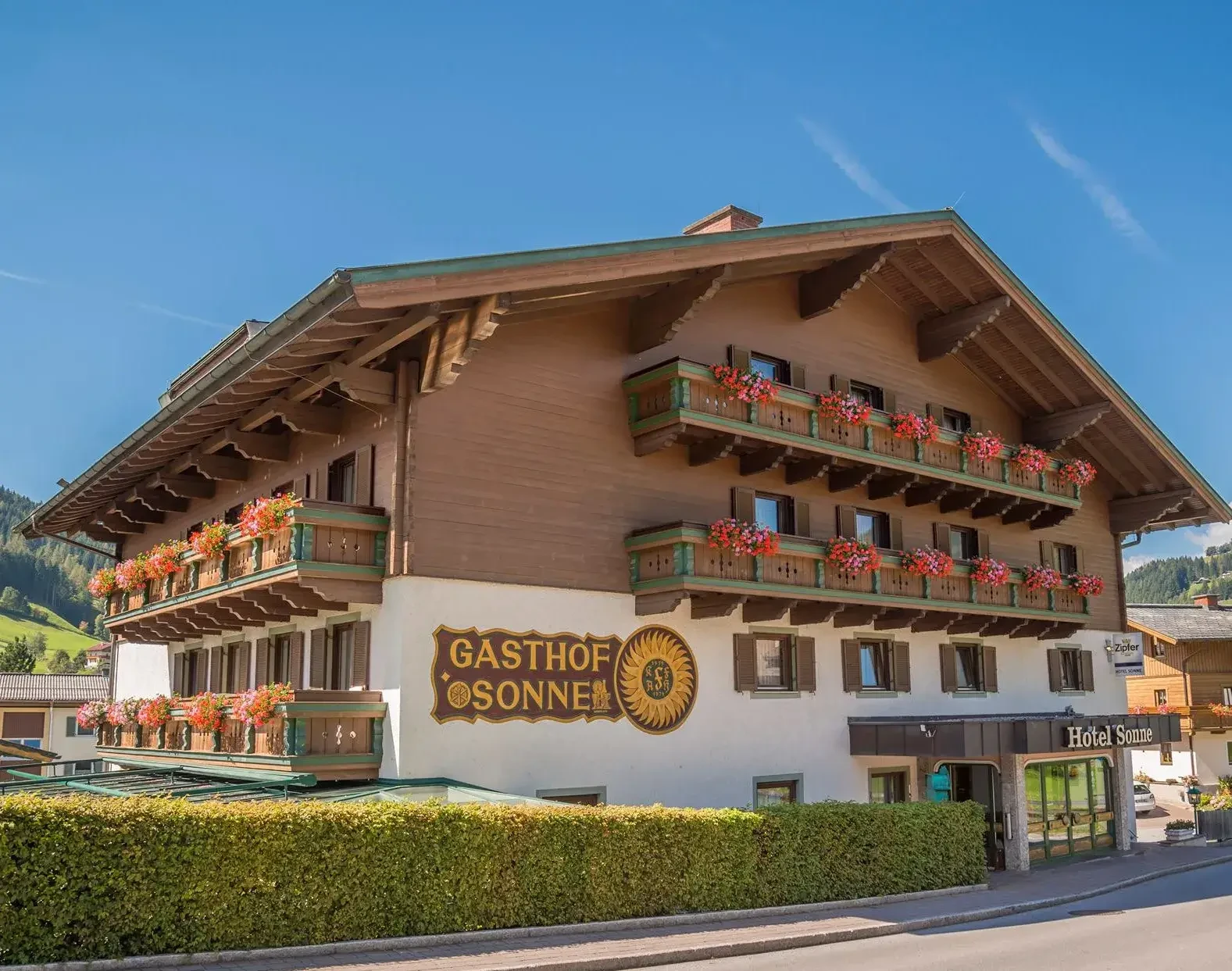 Hotel Sonne in Wagrain Aussenansicht