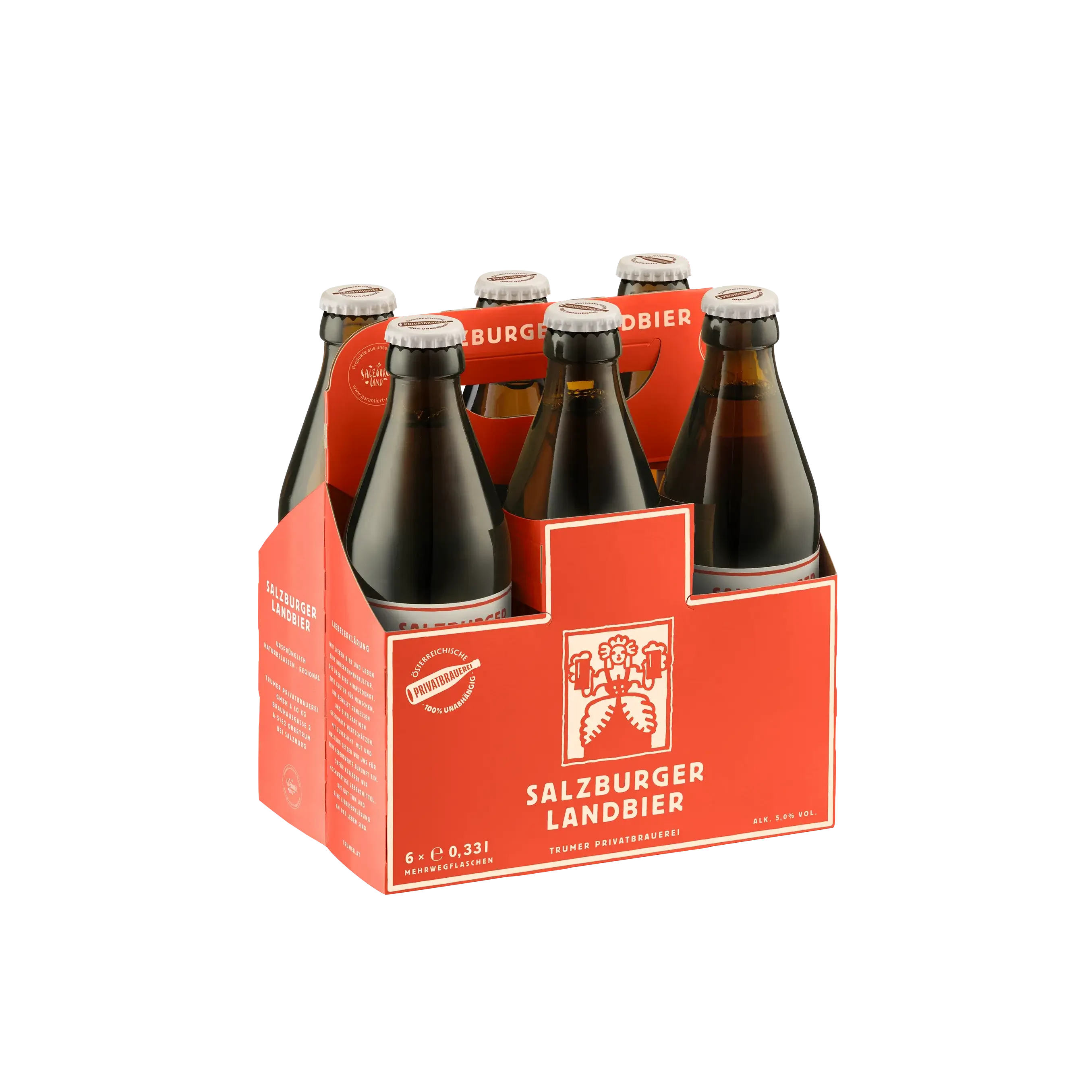 6er Tragerl Salzburger_Landbier TRUMER Privatbrauerei