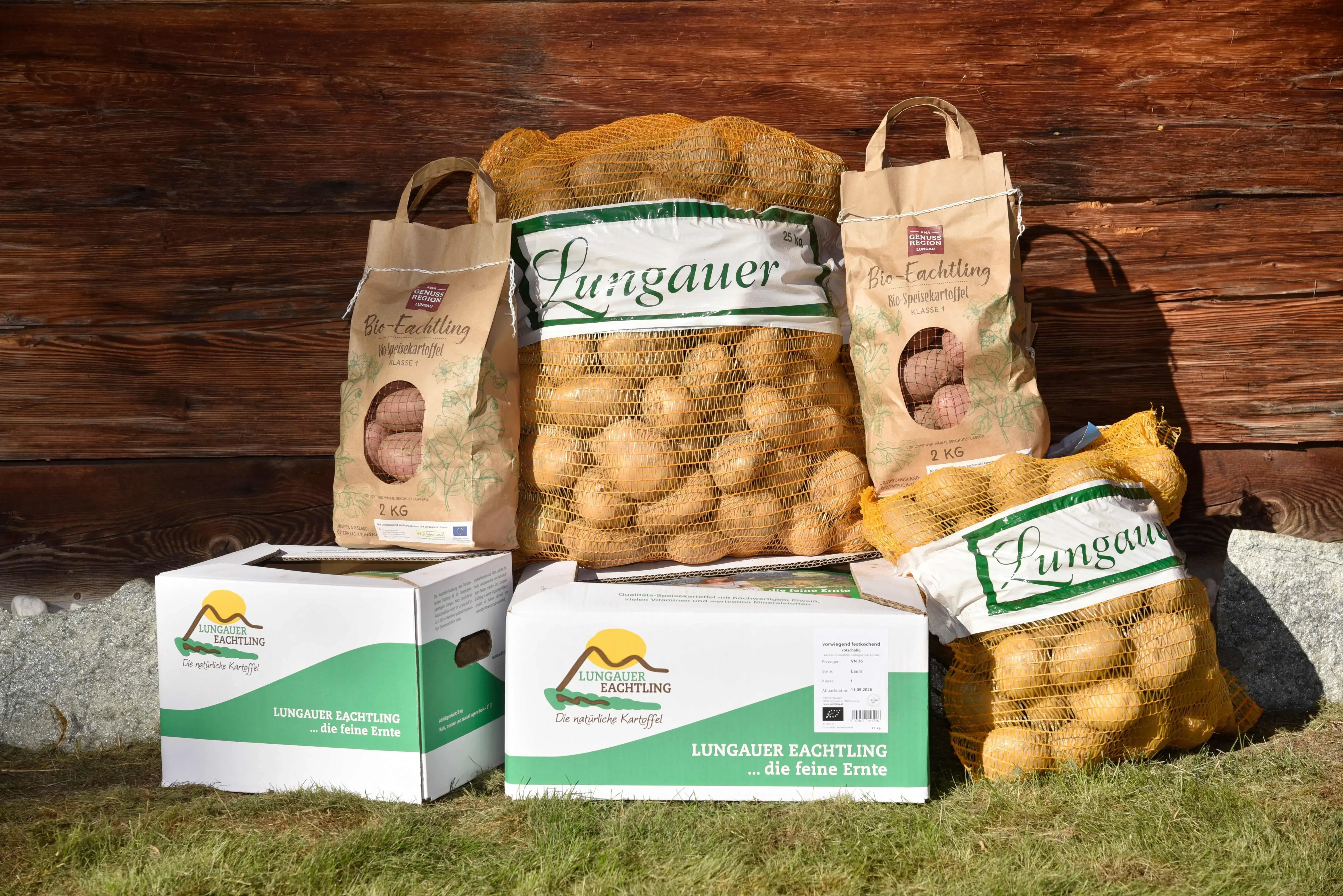 Lungauer Eachtling in verschiedenen Verkaufsgebinden