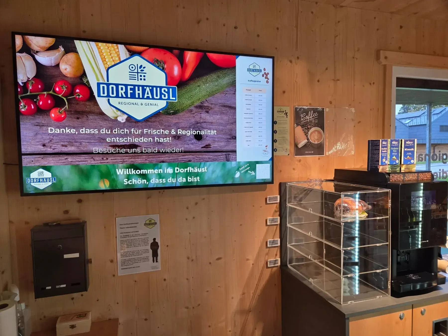 Dorfhaeusl regional einkaufen in Plainfeld Innenansicht