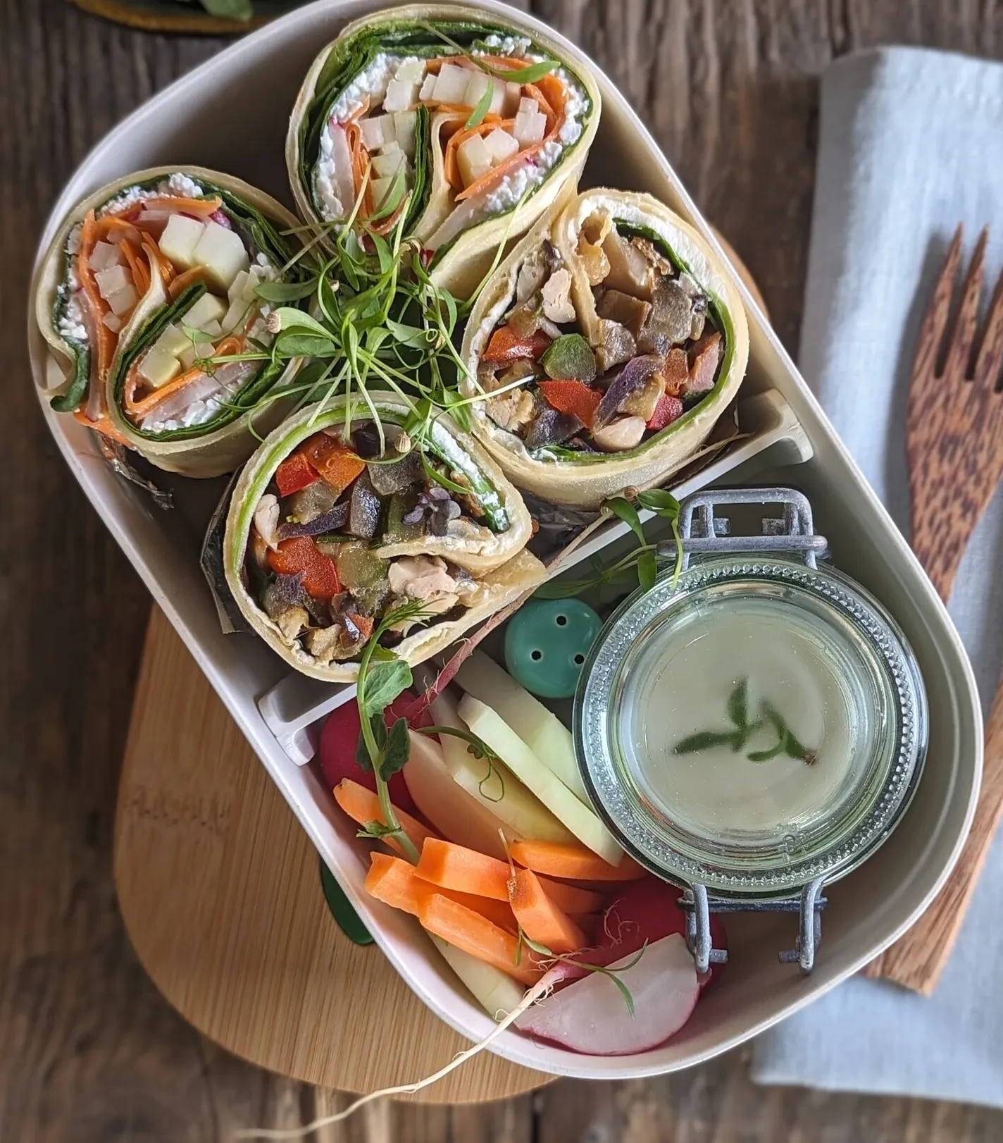 Wraps to go in der Box