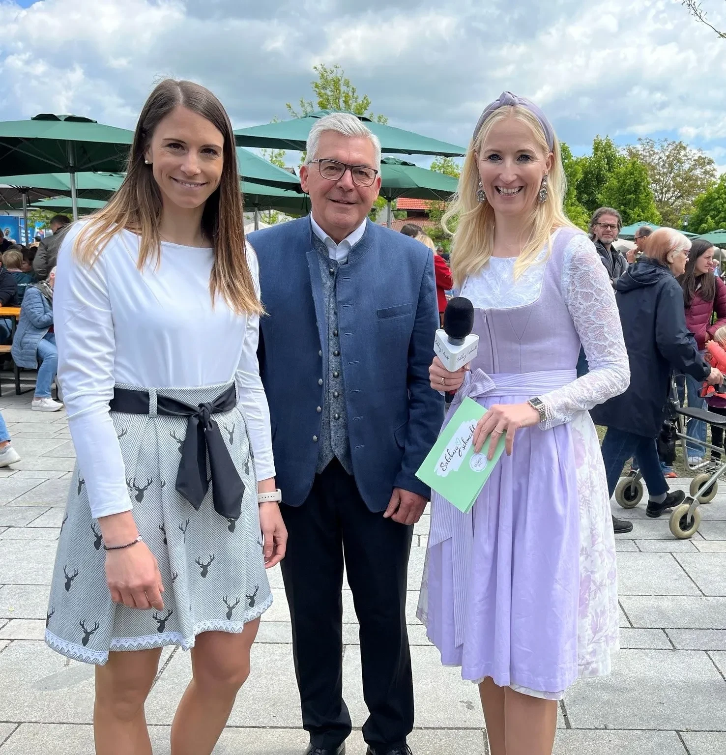 Mirjam Puchner, Landesrat Sepp Schwaiger, Angelika Pehab