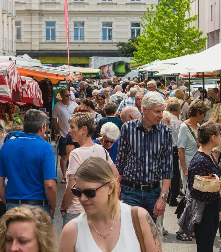 Schranne Marktstände