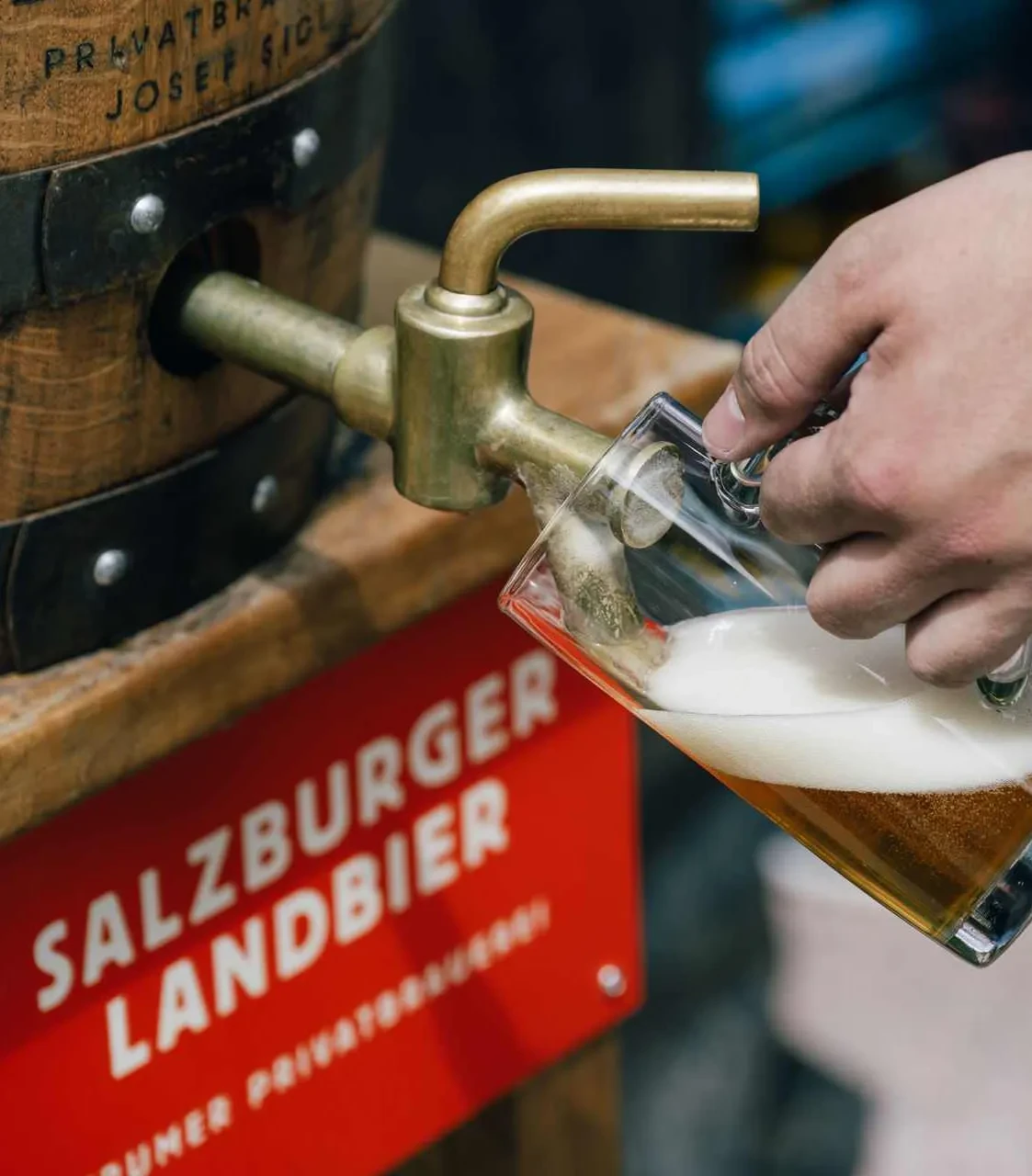 echte reginaler Salzburger Biergenuss Landbier