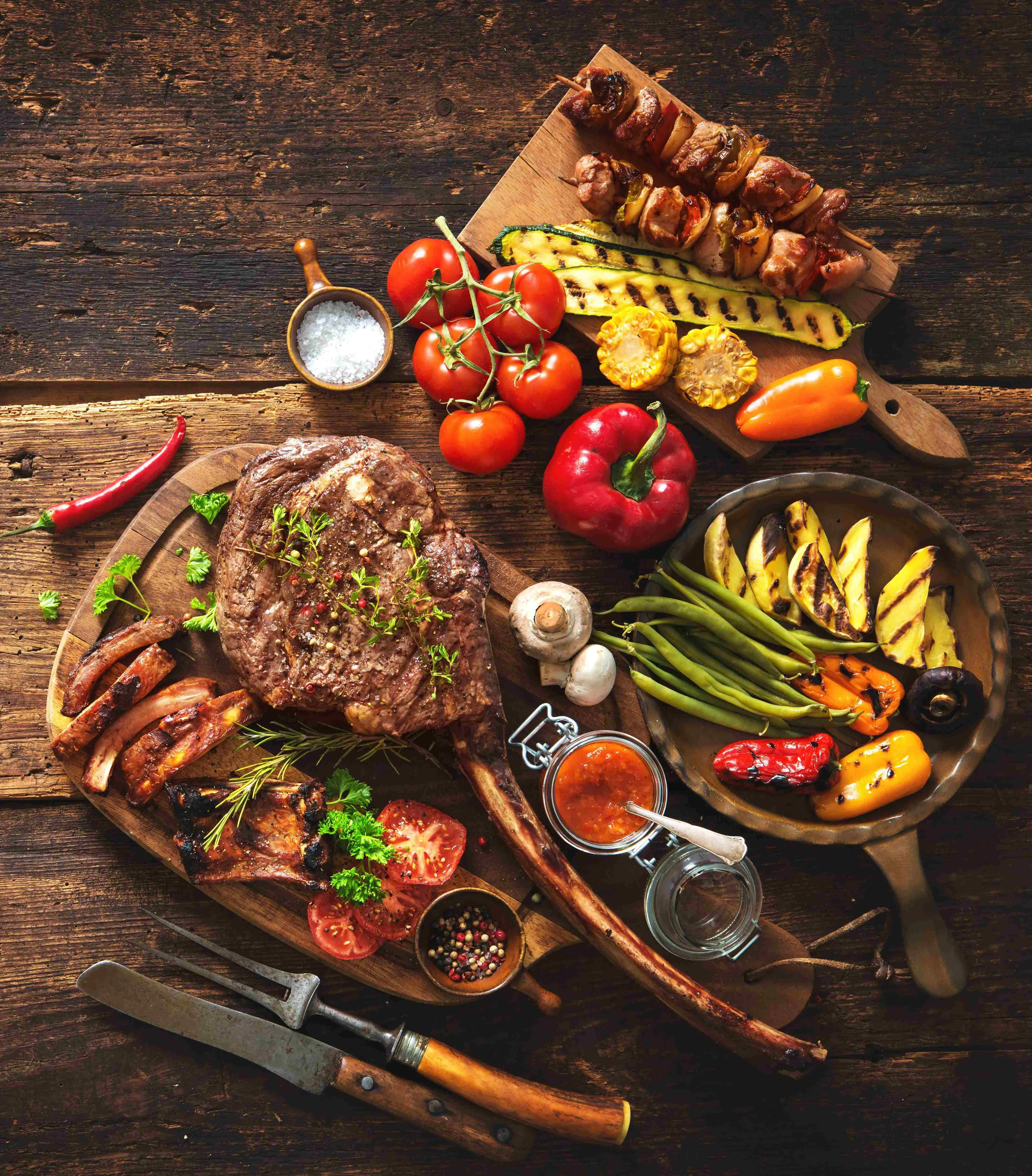 Grillen Sujetbild