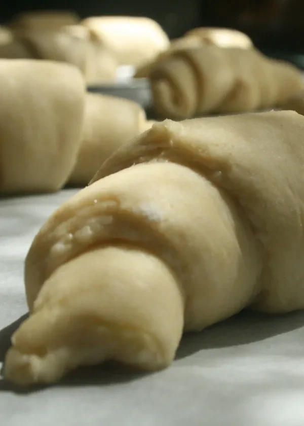 Blätterteig Croissant ungebacken