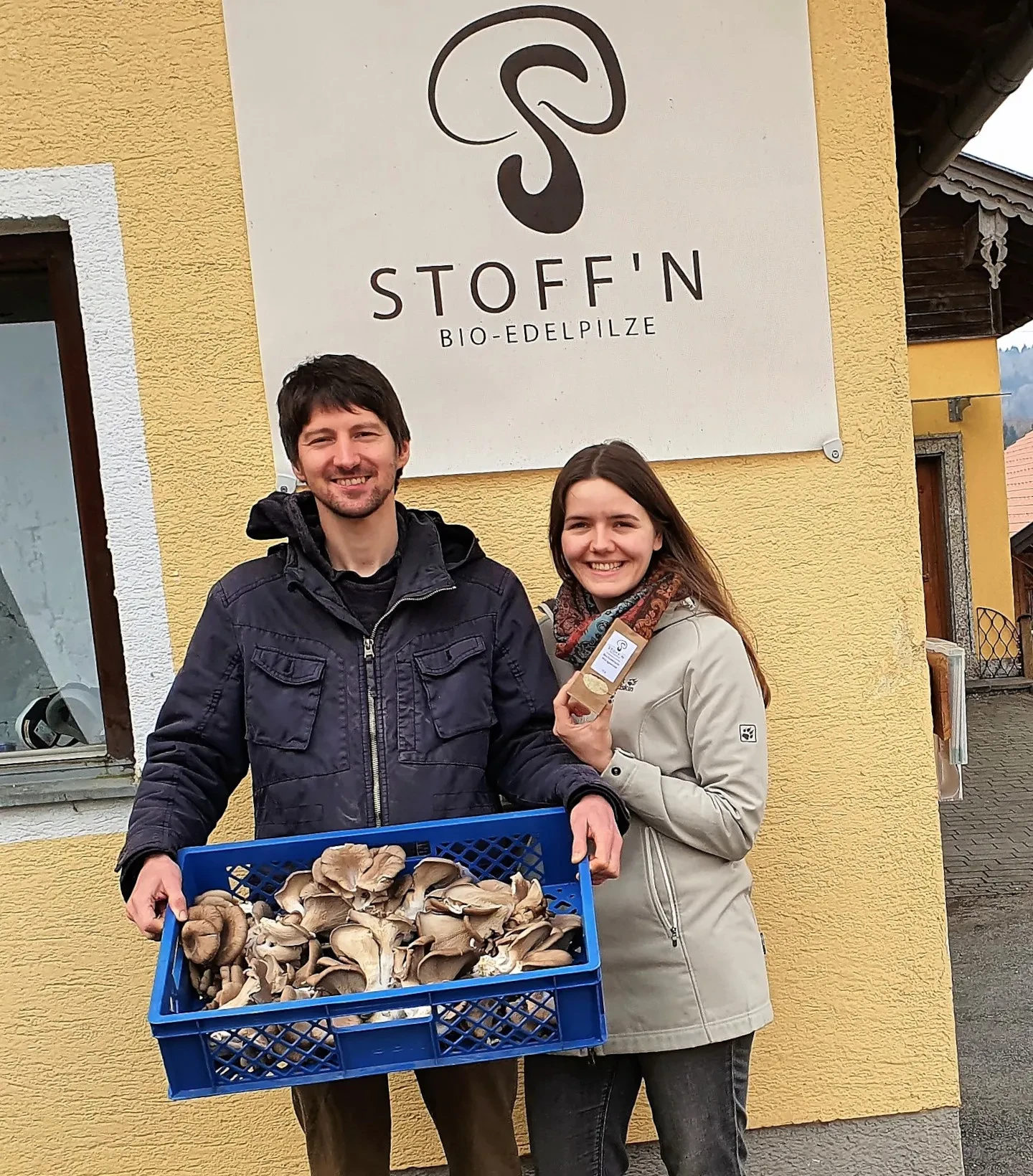 Sebastian Reindl und Lisa Fuchs vom Stoff´nhof