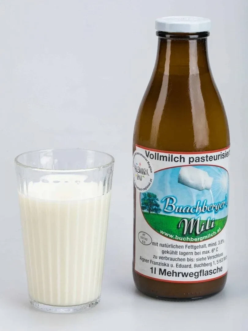 Pasteurisierte Vollmilch von Buachberger's Mili in Mattsee