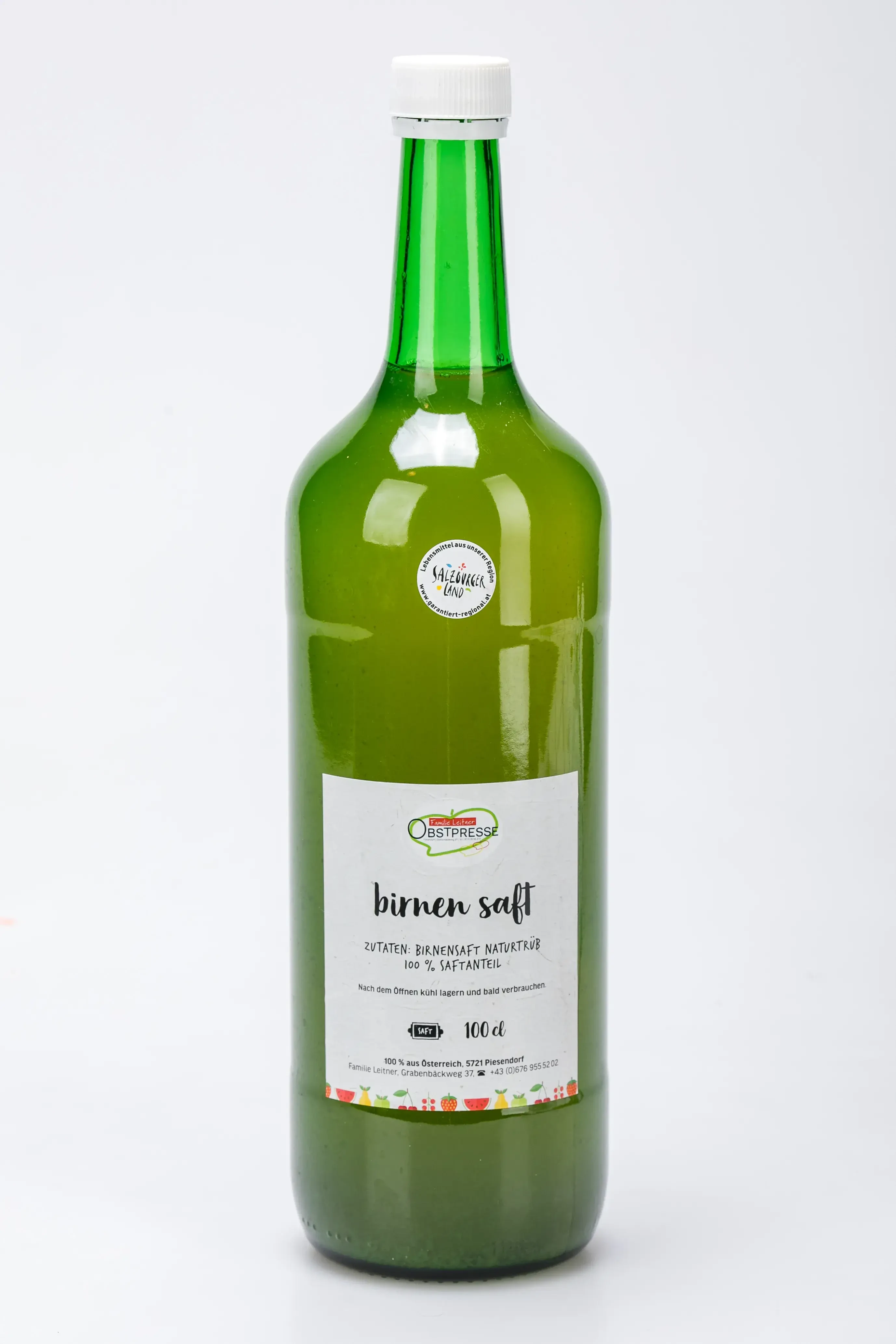 Birnensaft naturtrüb von Obstpresse Leitner in Piesendorf