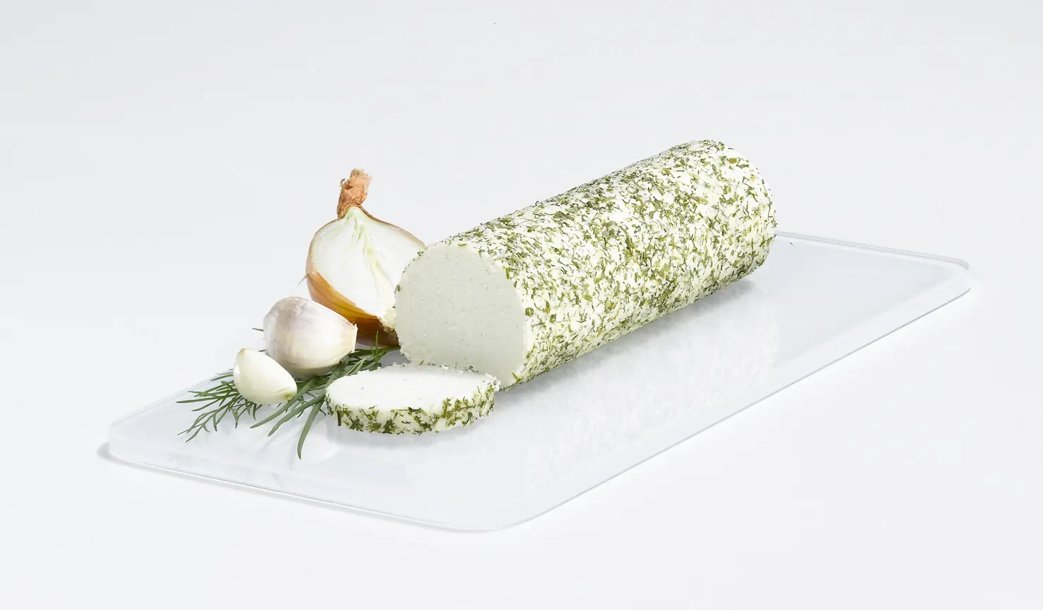 EISL Schafkäse - Rollen Bio-Knoblauch-Kräuter von Eisl Bio-Schafmilch-Spezialitäten in Abersee