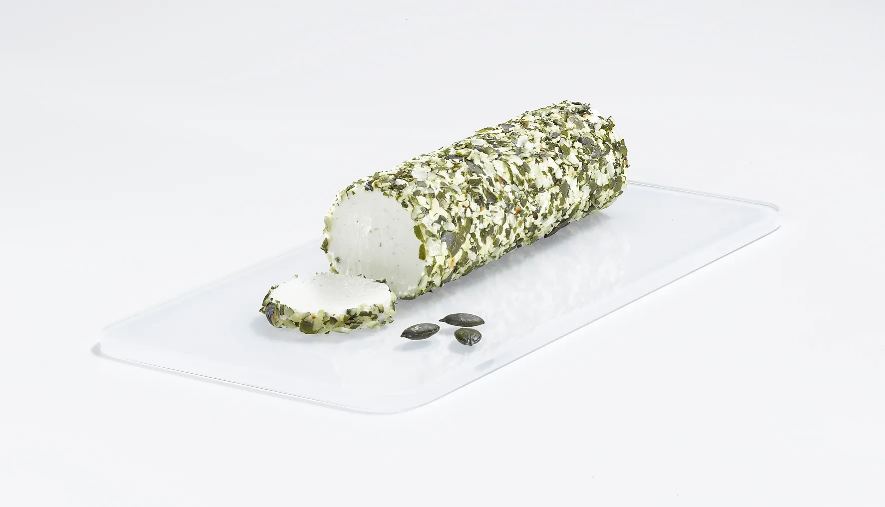 EISL Schafkäse - Rollen Bio - Kürbiskern von Eisl Bio-Schafmilch-Spezialitäten in Abersee