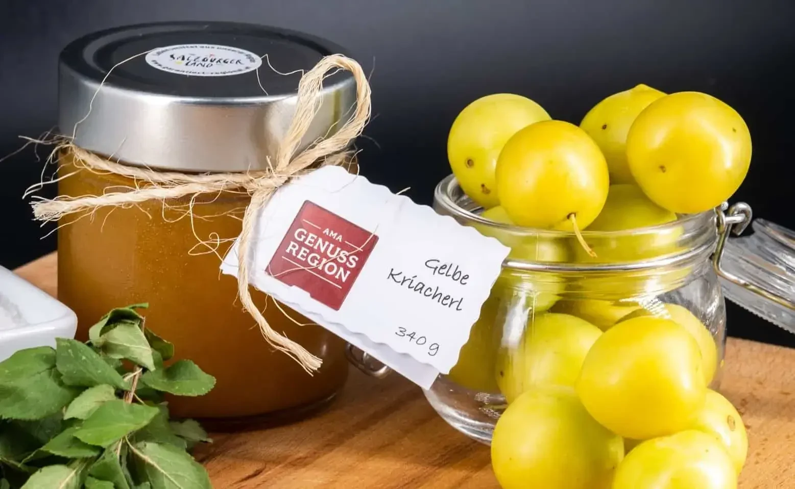 Gelbe Kriacherlmarmelade  von Stadtimkerei Greimel in Salzburg