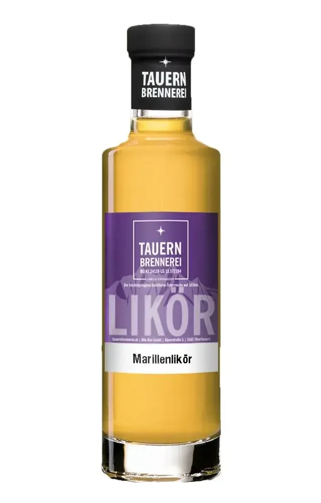 Marillenlikör von Tauernbrennerei in Obertauern 