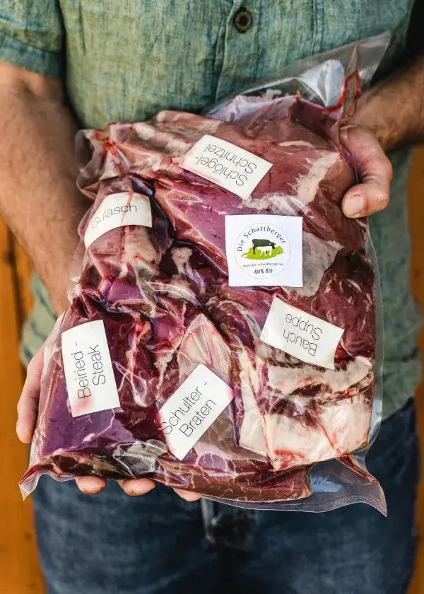 DieSchattberger_Fleisch vakuumverpackt