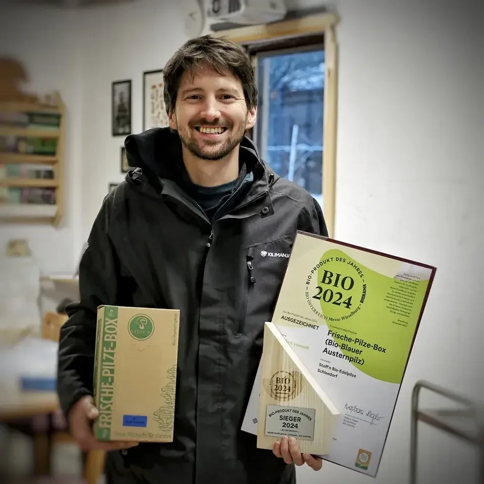 Frische-Pilze-Box von Stoffn Bio-Edelpilze in Schleedorf