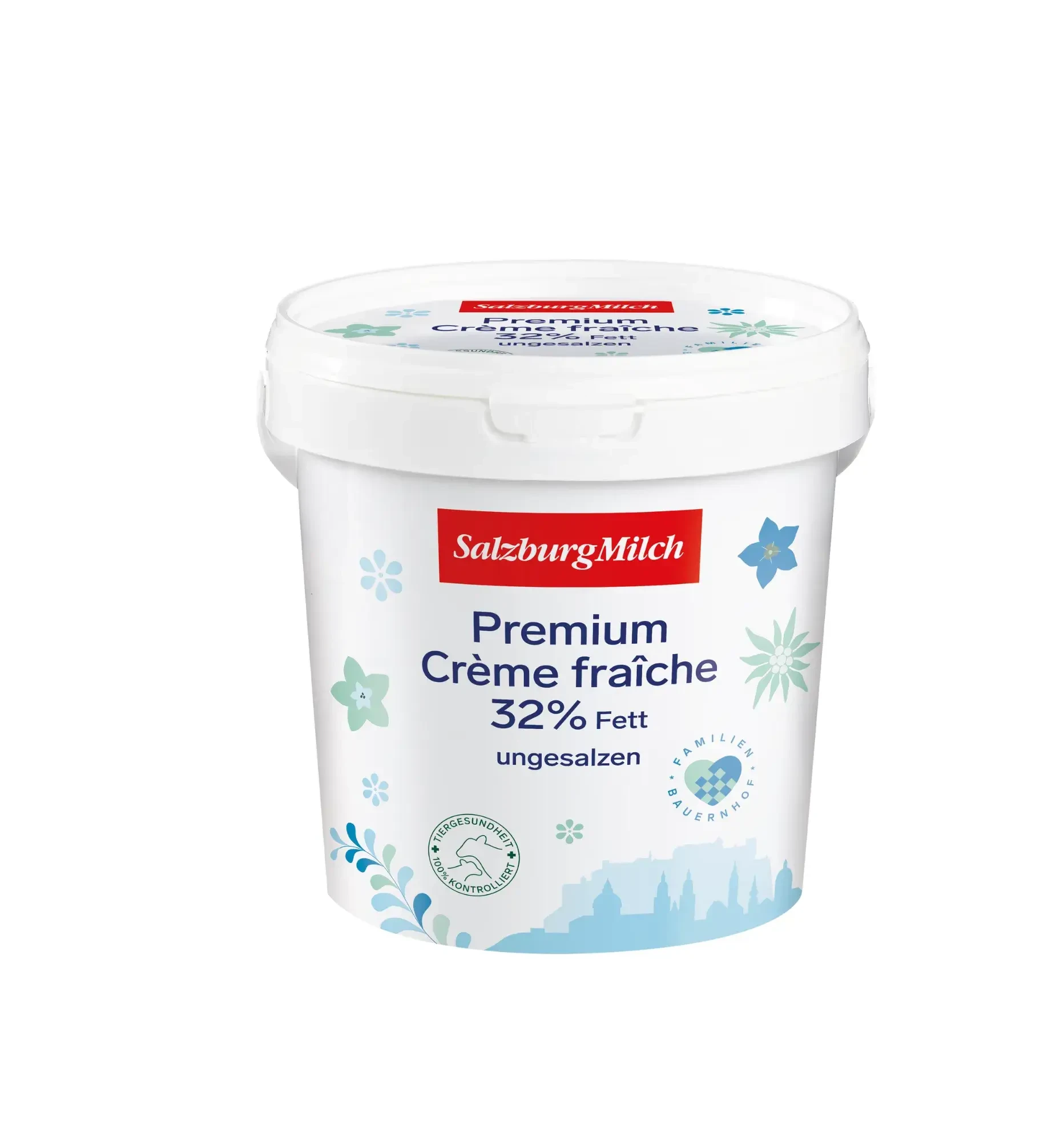Premium Crème frâiche 32% 1kg ungesalzen von SalzburgMilch  in Salzburg
