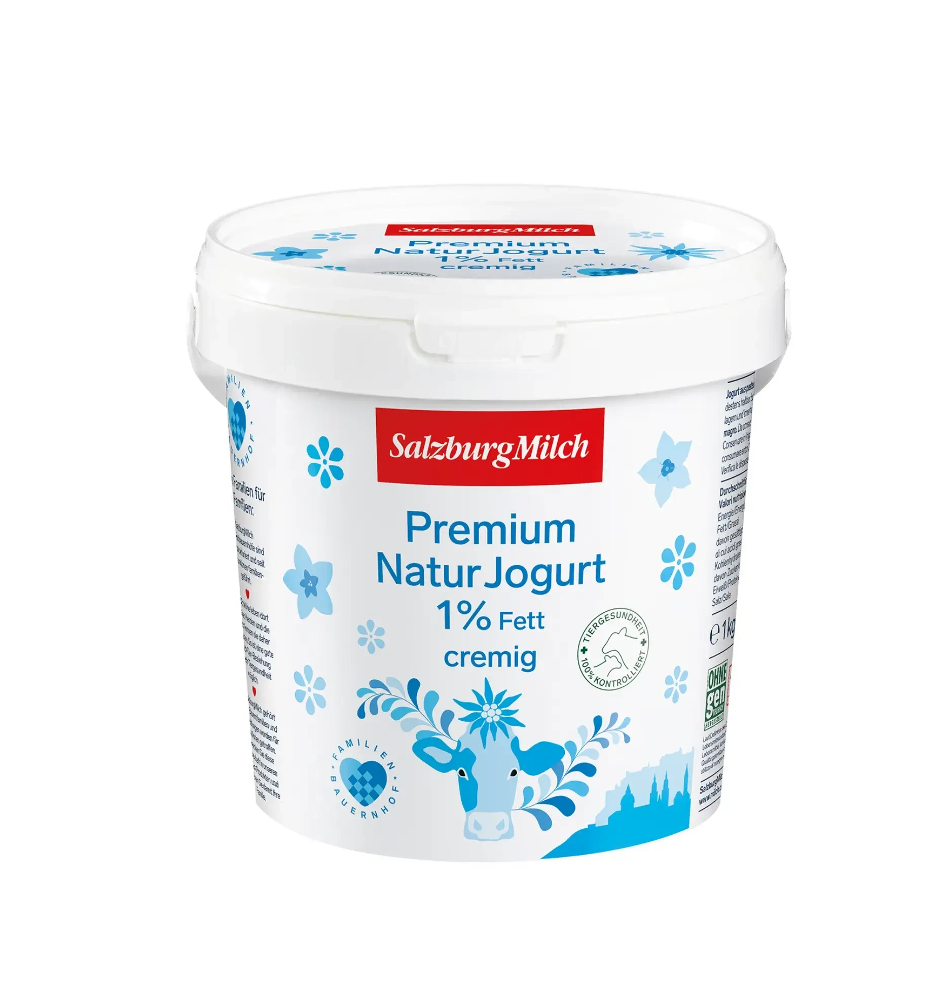 Premium Naturjoghurt 1% cremig 1kg von SalzburgMilch  in Salzburg