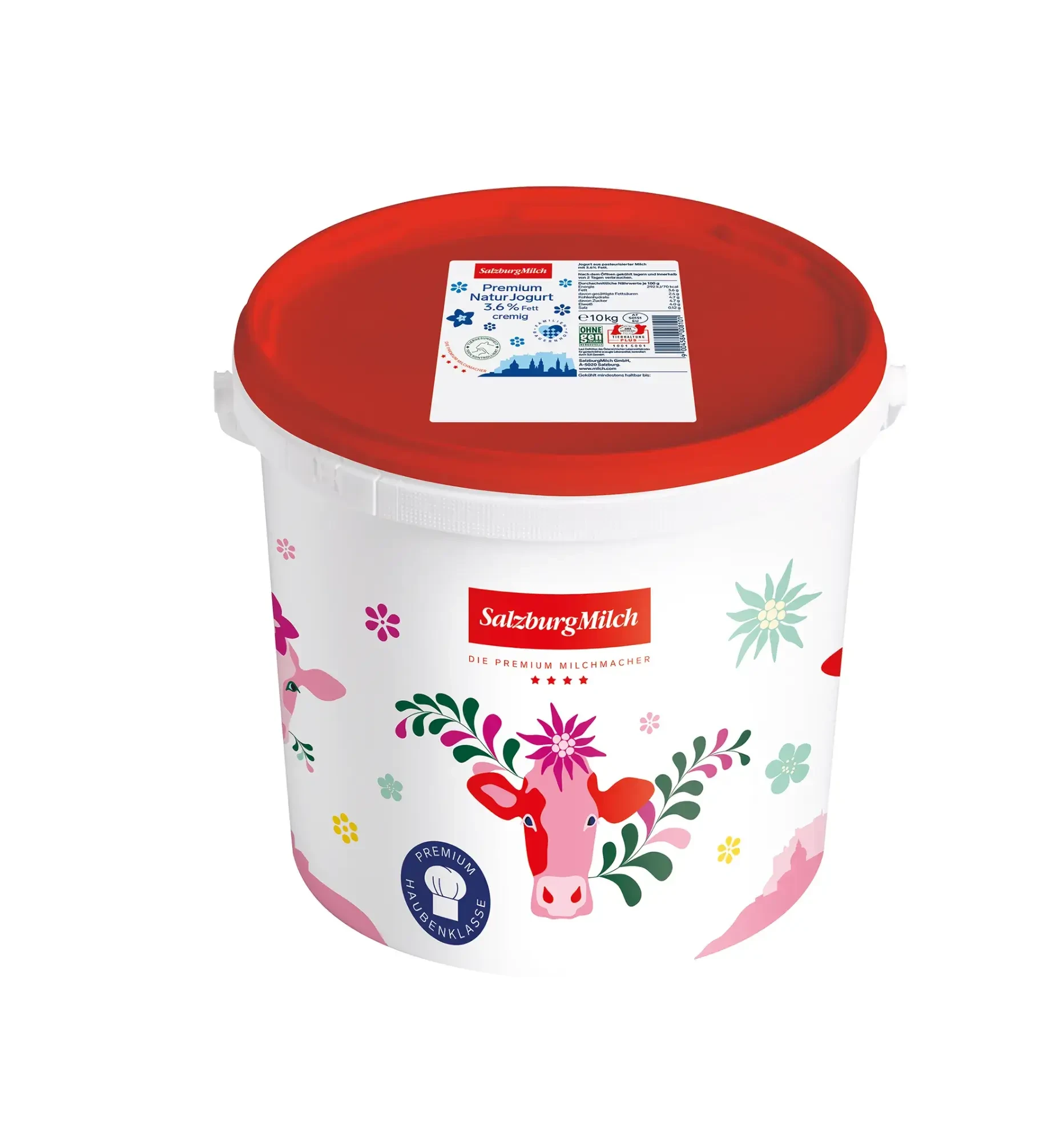 Premium Naturjoghurt 3,6% cremig 10kg von SalzburgMilch  in Salzburg