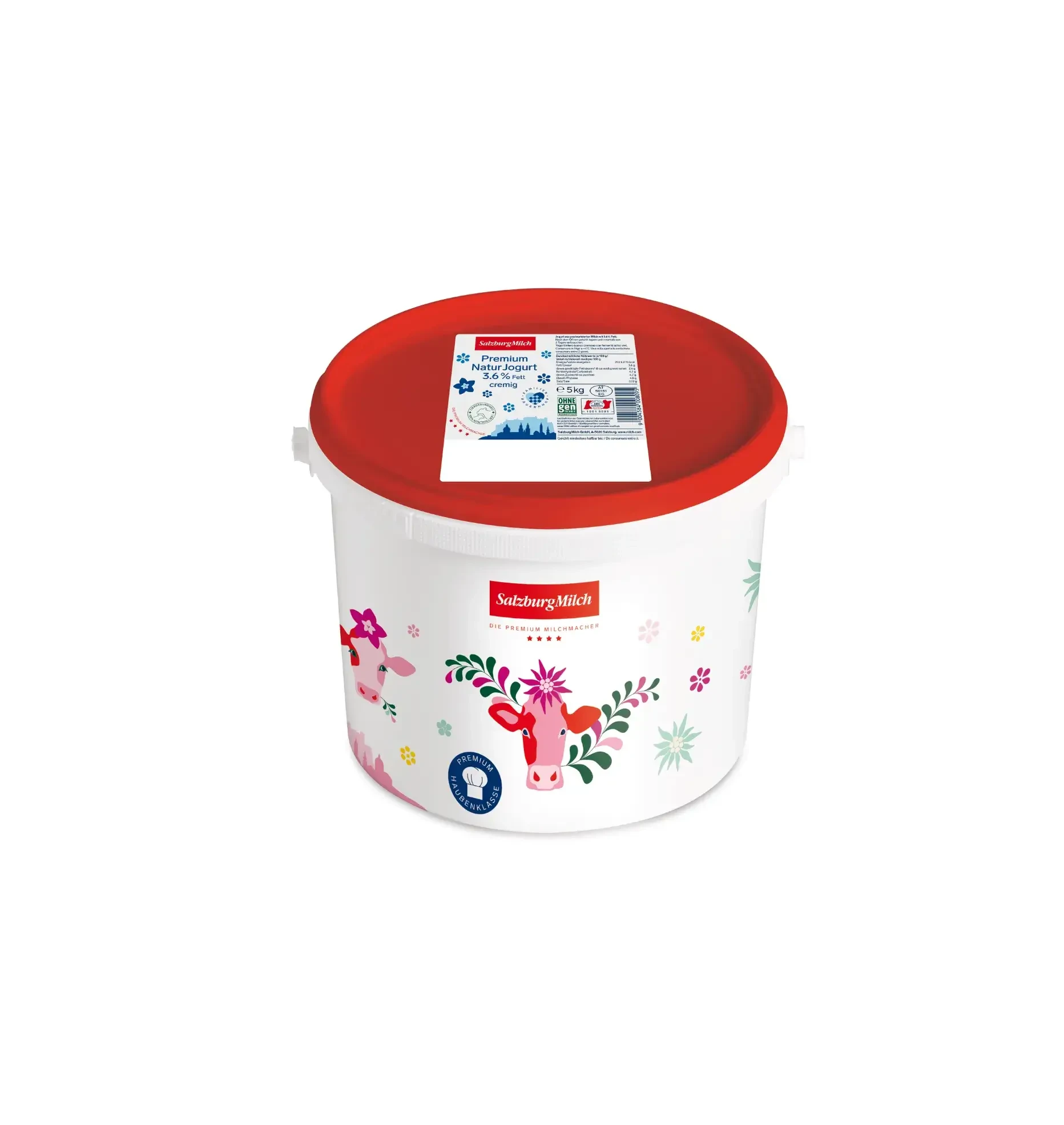 Premium Naturjoghurt 3,6% cremig 5kg von SalzburgMilch  in Salzburg