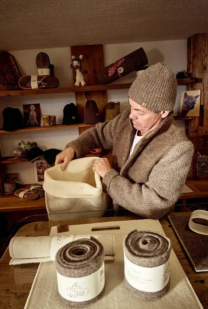 Pflanzsack von AlpakaAlm Wollmanufaktur in Wagrain