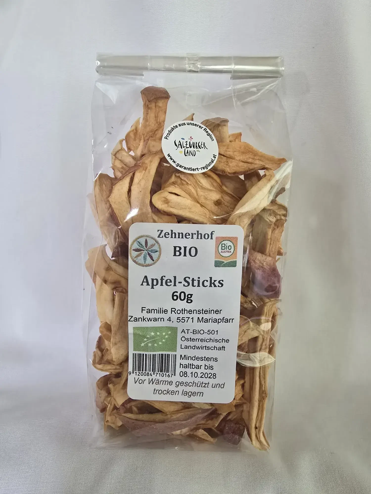 Bio Apfel-Sticks von Zehnerhof in Mariapfarr