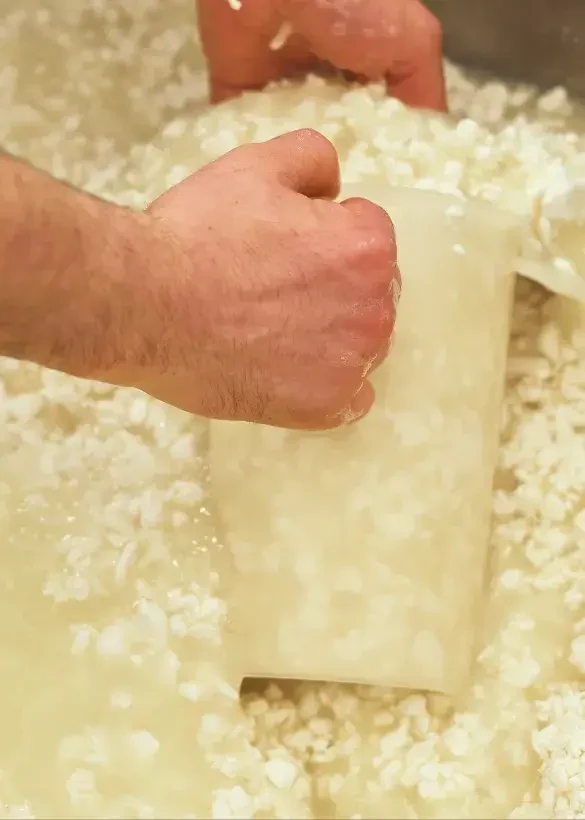 Herstellung von Käse